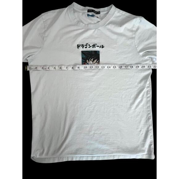 Dragon Ball Z x Peacebird White Graphic Tee 2XL | Goku Rare Anime T-Shirt - Picture 14 of 15